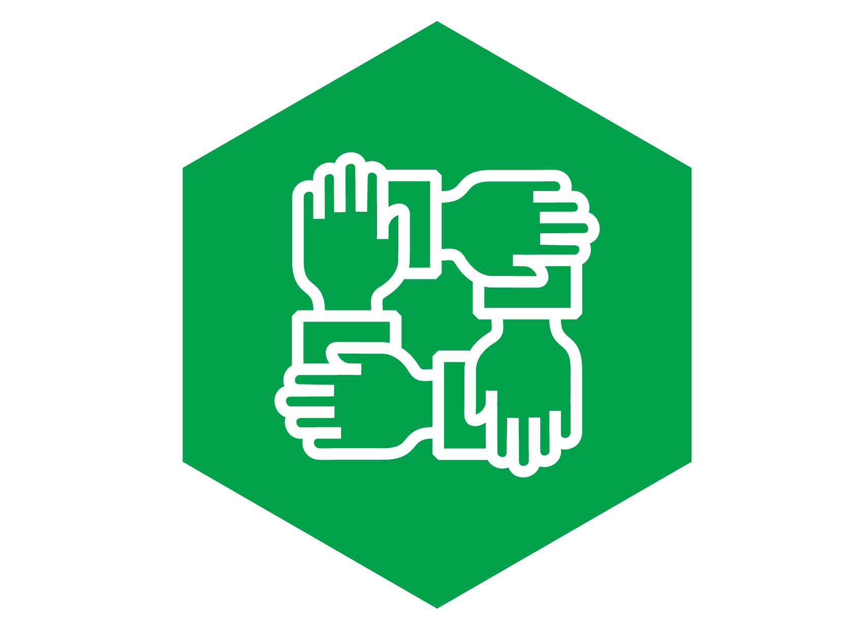 Strategic Pillar Belonging Green Icon